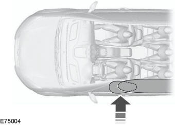 Los airbags de cortina van montados en el interior del guarnecido de encima de