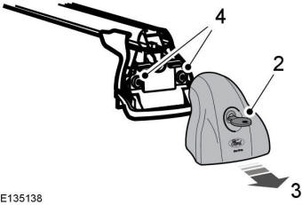 2. Introduzca la llave. Gire la llave a izquierdas. 3. Retire la tapa. 4.