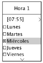 1. Utilice los botones de flecha del volante para acceder al menú principal.