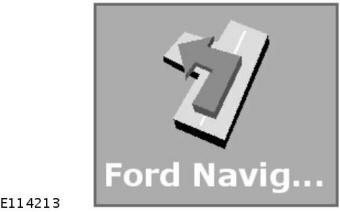 2. Encienda su teléfono móvil e inicie "Ford Mobile Navigation". 3. Elija la