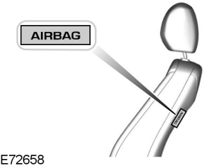 Los airbags se encuentran en el interior del respaldo de los asientos delanteros.