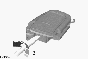 3. Gire el destornillador en la posición que se muestra para separar las dos