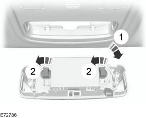 1. Extraiga la luz haciendo palanca con cuidado.