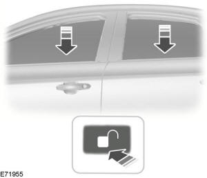 Para abrir todas las ventanillas, pulse de manera continua el botón de desbloqueo