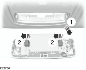 1. Extraiga la luz haciendo palanca con cuidado.